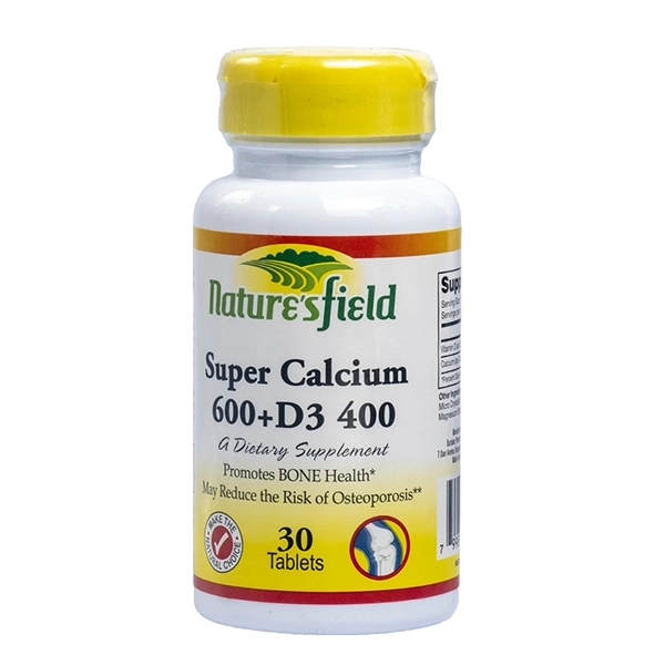 SUPER CALCIUM 600MG +D3 400MG (X30) TABLETS
